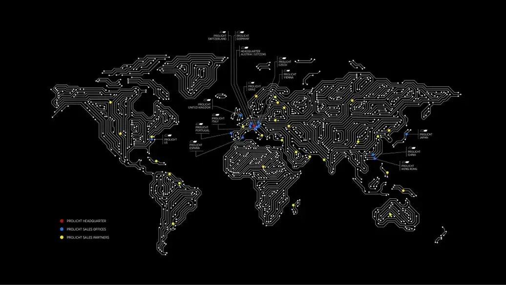 A global network. All around the world